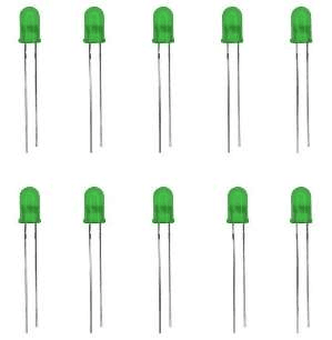 5 MM GREEN LED (10 PCS)